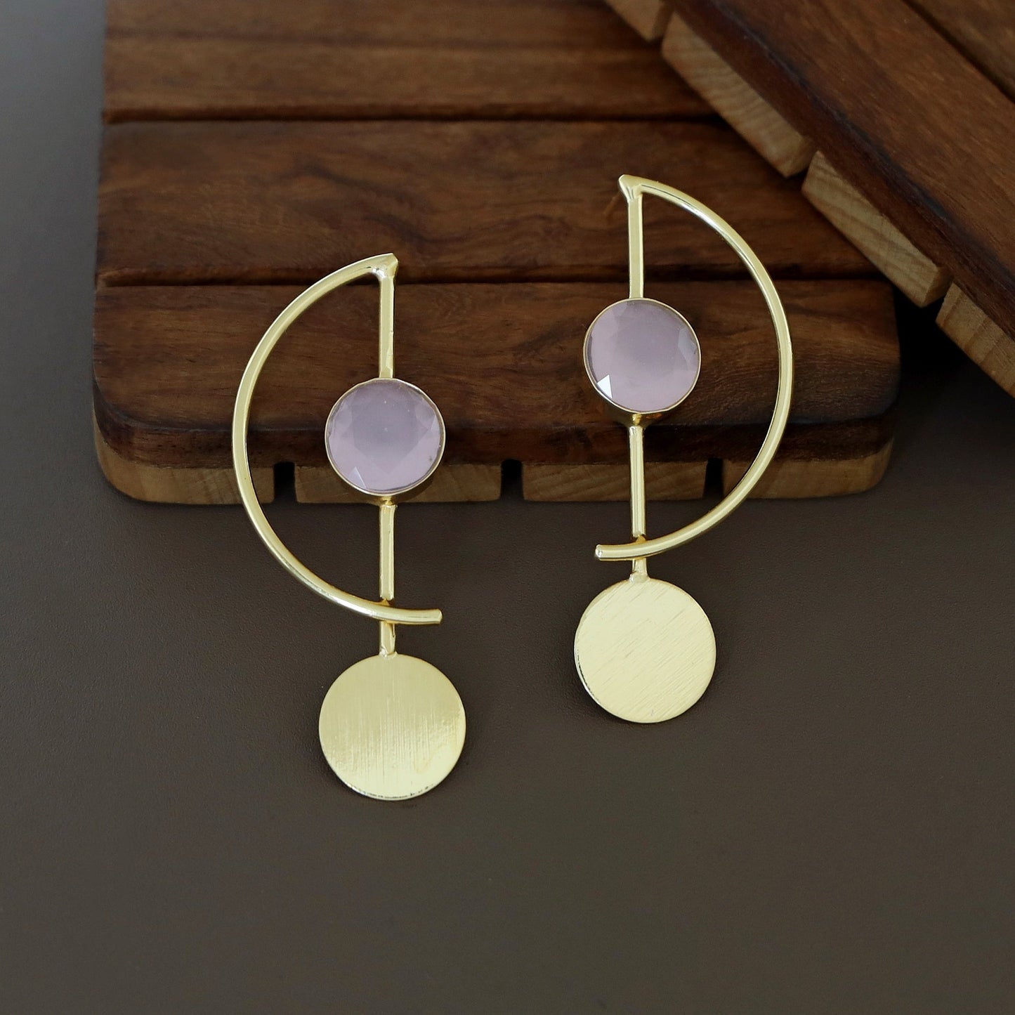 Shape Round Glossy Earring