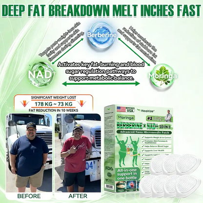 🇺🇸 𝐎𝐟𝐟𝐢𝐜𝐢𝐚𝐥 𝐔𝐒 𝐒𝐭𝐨𝐫𝐞 | 🧑‍⚕️🩺 𝐇𝐞𝐚𝐥𝐫𝐢𝐳𝐞® Moringa · Berberine × NAD+ 𝟏𝟎-𝐢𝐧-𝟏 𝐀𝐝𝐯𝐚𝐧𝐜𝐞𝐝 𝐍𝐚𝐧𝐨 𝐌𝐢𝐜𝐫𝐨𝐧𝐞𝐞𝐝𝐥𝐞 𝐏𝐚𝐭𝐜𝐡 — 𝐎𝐧𝐜𝐞 𝐃𝐚𝐢𝐥𝐲, 𝐕𝐢𝐬𝐢𝐛𝐥𝐞 𝐑𝐞𝐬𝐮𝐥𝐭𝐬 𝐢𝐧 𝟕 𝐃𝐚𝐲𝐬